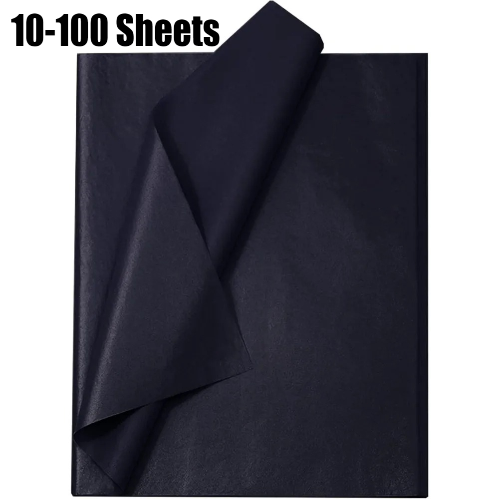 Pattern Tissue Paper - 10-100 Sheets Black Tissue Paper for