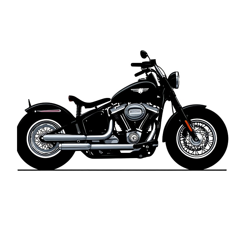 Retro Motorcycle Heat Transfer - Iron On Patch recension och pris