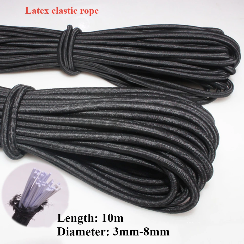 3/4/5/6/8MM Black Strong Elast - Sewing Tas recension och pris