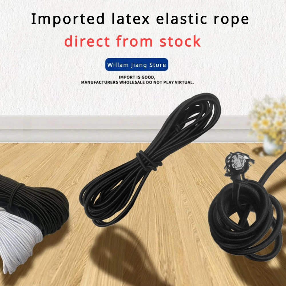3/4/5/6/8MM Black Strong Elast - Sewing Tas recension och pris