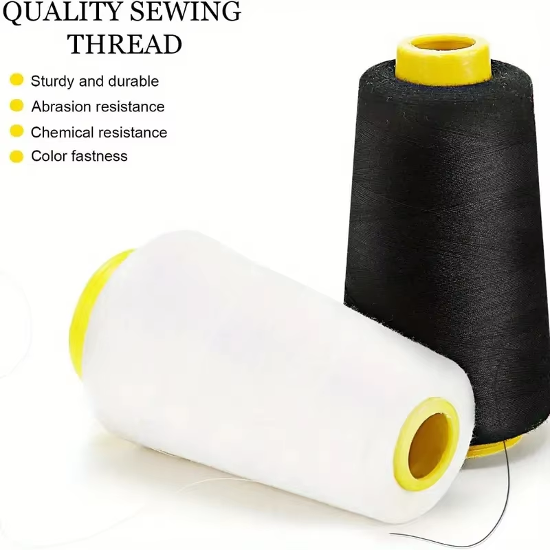 3 Black 3 White Overlock Threa - Serger Thread Cone recension och pris