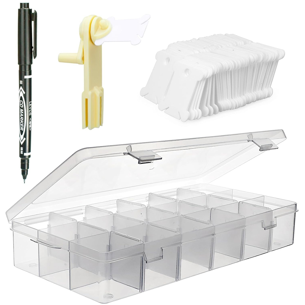 Embroidery Floss Organizer 18  - Bobbin Organizer Box recension och pris