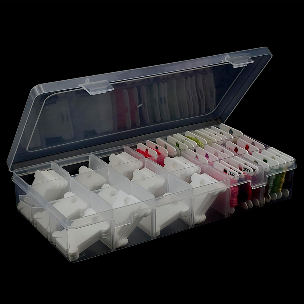 Embroidery Floss Organizer 18  - Bobbin Organizer Box recension och pris