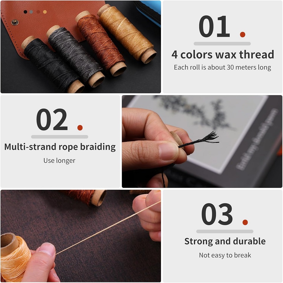 BUDDUR Leather Sewing Tools Ki - Sewing Tas recension och pris