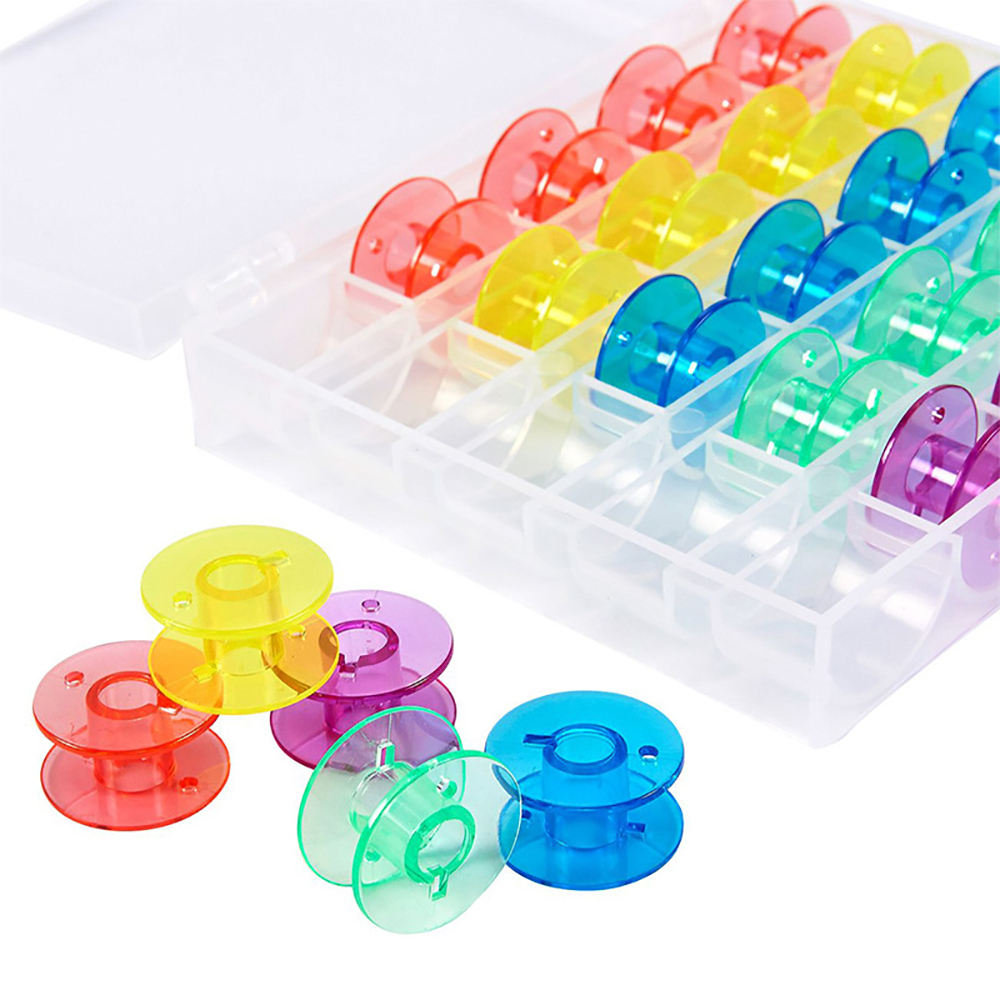 25Pcs/Set Plastic Threads Bobb - Bobbin Organizer Box recension och pris