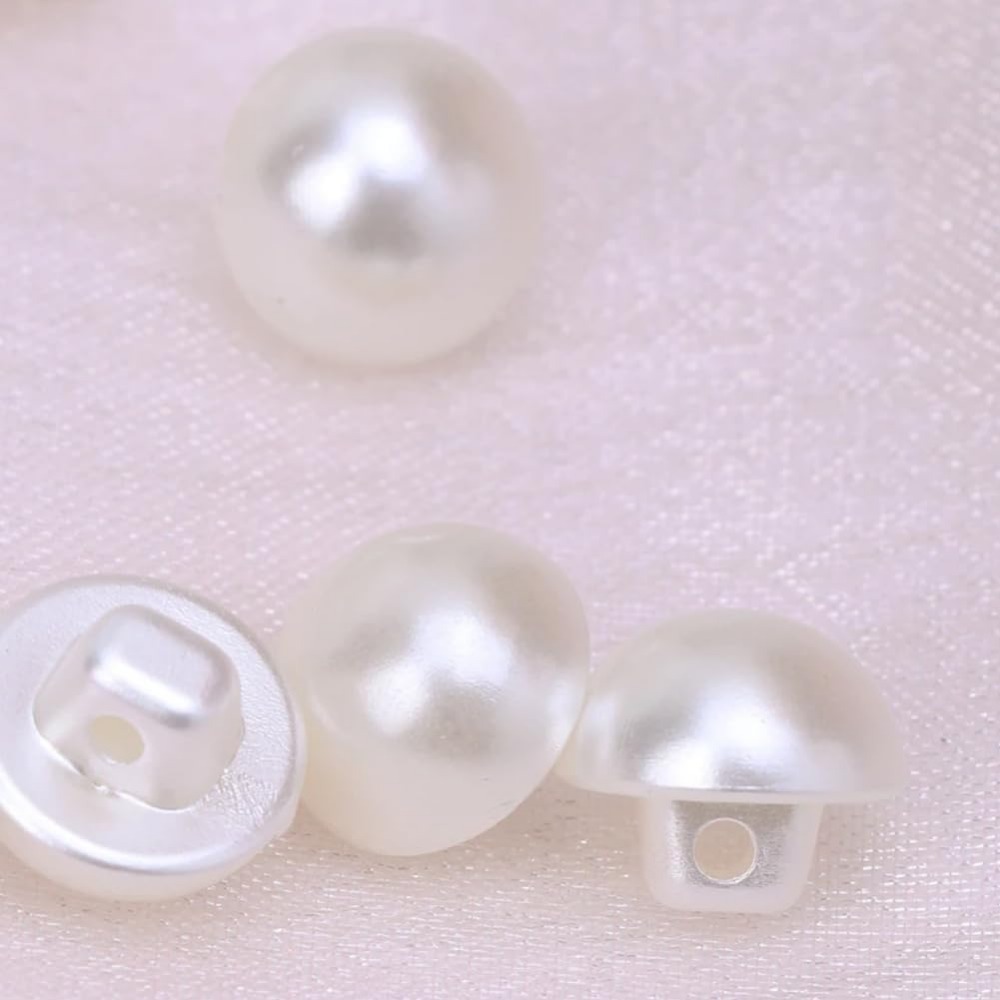 12MM 100 Pcs 1 Hole Beige Imit - Sewing Kit recension och pris