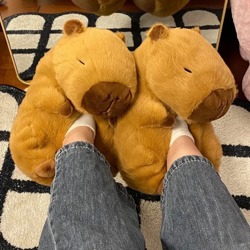 Novelty capybara slippers unis - Sewing Cloth recension och pris