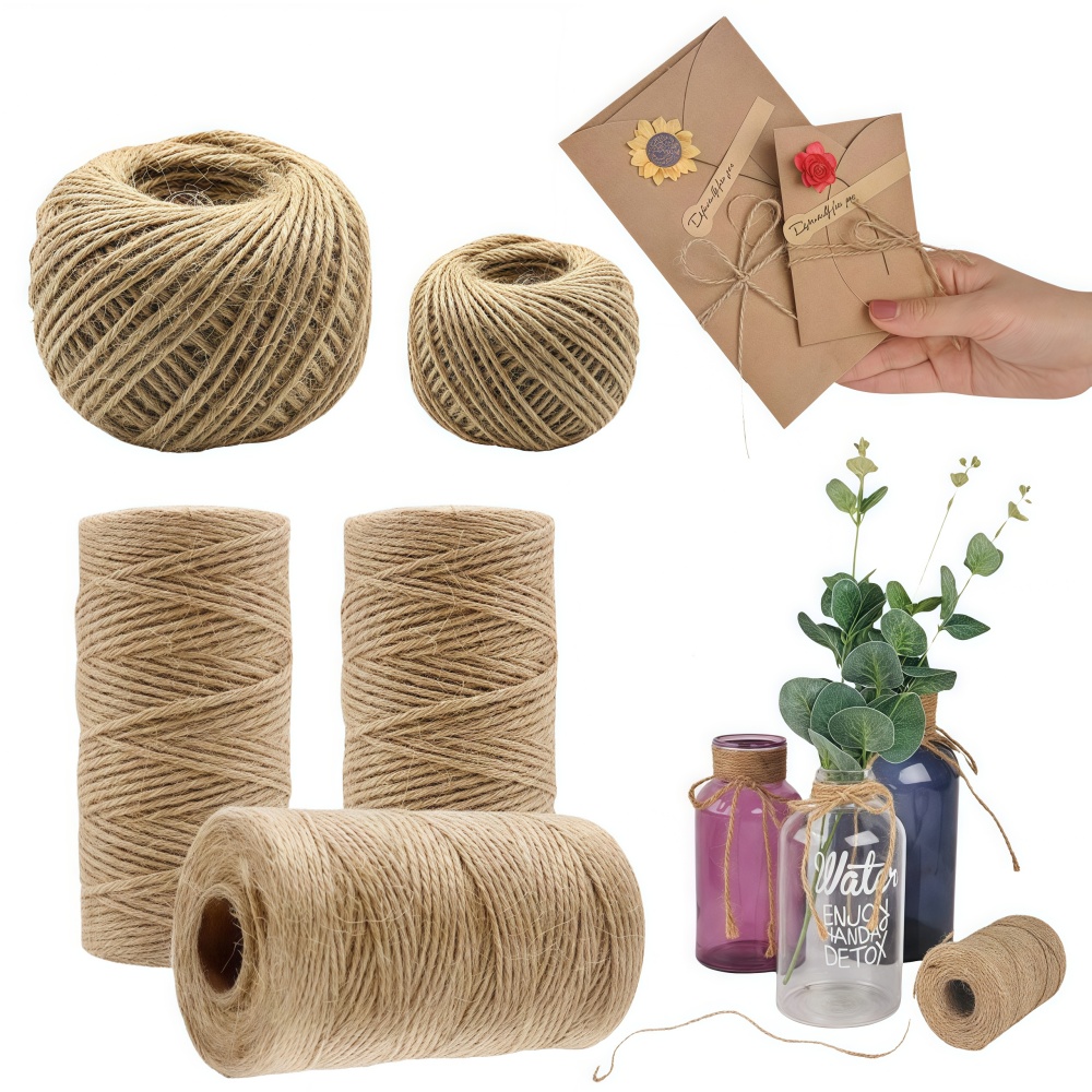 2/3/4mm Natural Jute Rope Stri - Sewing Thread In Textile recension och pris