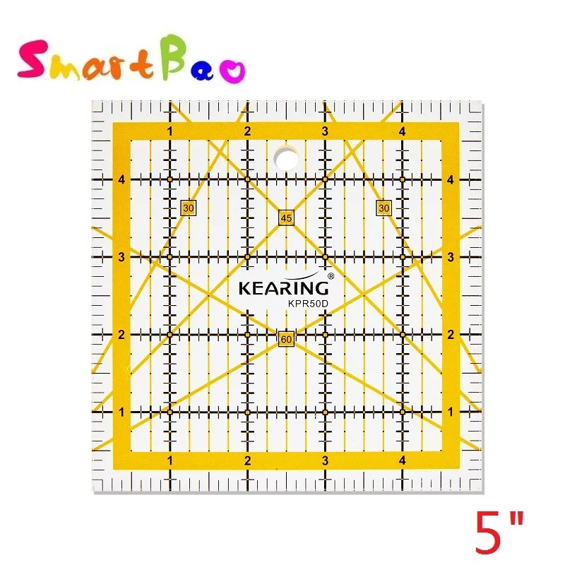 1pc Square Acrylic Sewing Rule - Quilting Ruler Square recension och pris