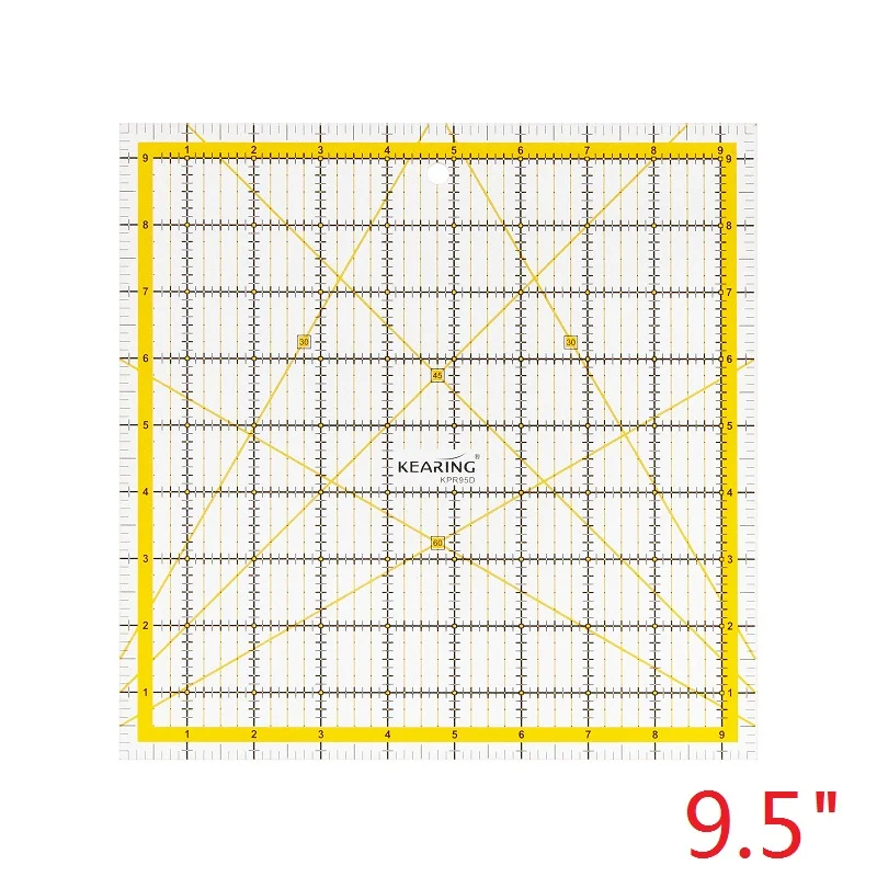 1pc Square Acrylic Sewing Rule - Quilting Ruler Square recension och pris