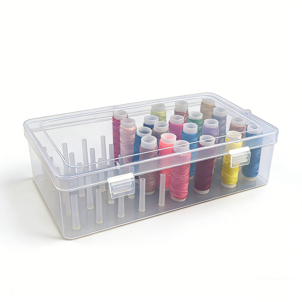 New sewing thread box, 42-comp - Bobbin Organizer Box recension och pris