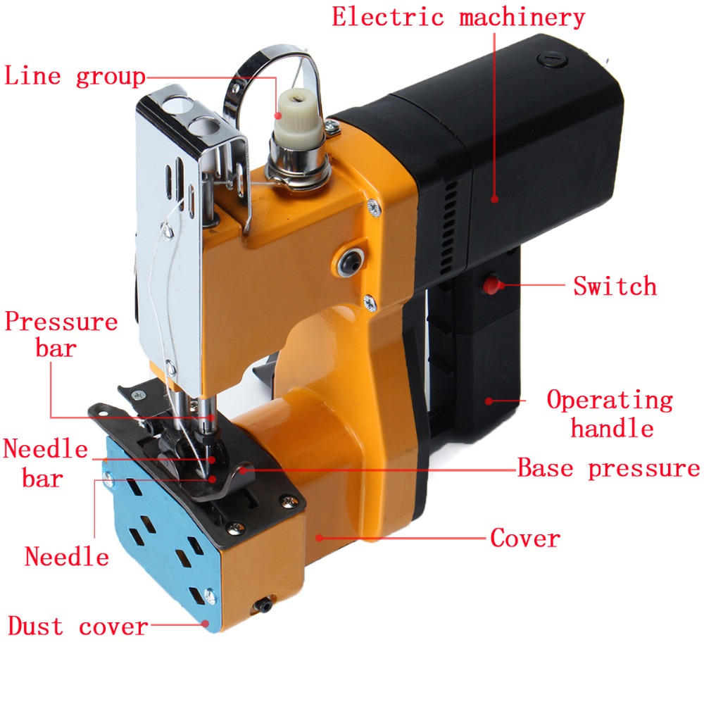 Electric Woven Bag Closing Mac - Sewing In Textile Industry recension och pris