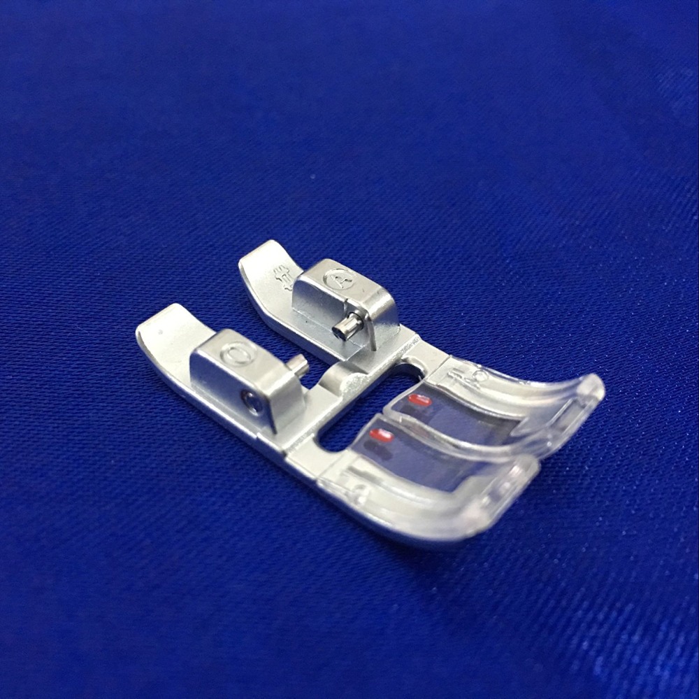 1Pc 9mm Zig Zag Presser Foot # - Seam Gauge Metal recension och pris