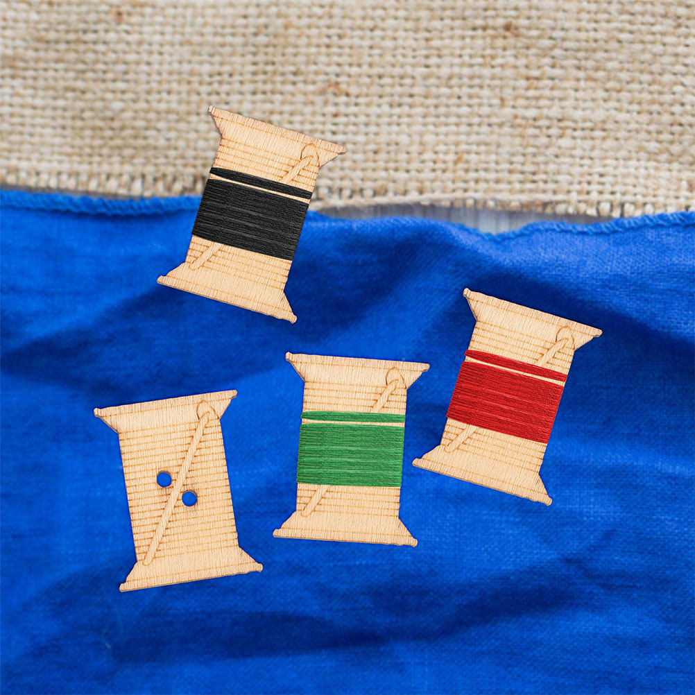 100Pcs Wooden Embroidery Floss - Bobbin Organizer Box recension och pris