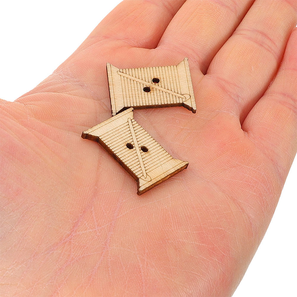 100Pcs Wooden Embroidery Floss - Bobbin Organizer Box recension och pris