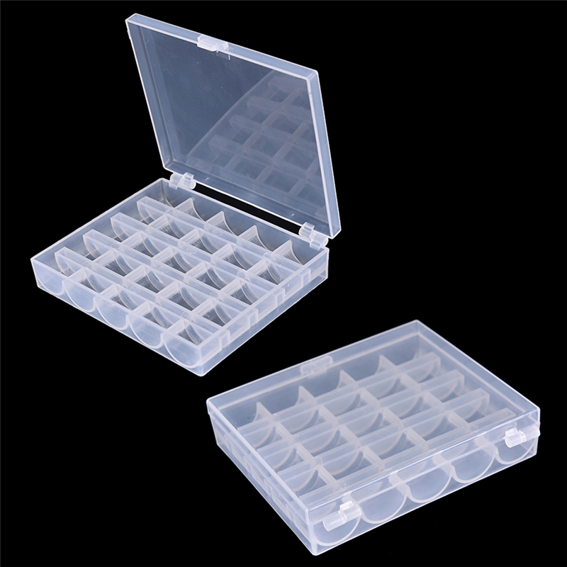 25 Spools Empty Bobbins Case O - Bobbin Organizer Box recension och pris