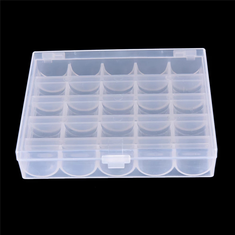 25 Spools Empty Bobbins Case O - Bobbin Organizer Box recension och pris