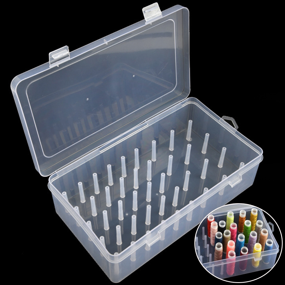 New Sewing Thread Box 42 Piece - Bobbin Organizer Box recension och pris