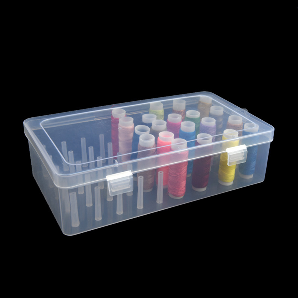 New Sewing Thread Box 42 Piece - Bobbin Organizer Box recension och pris