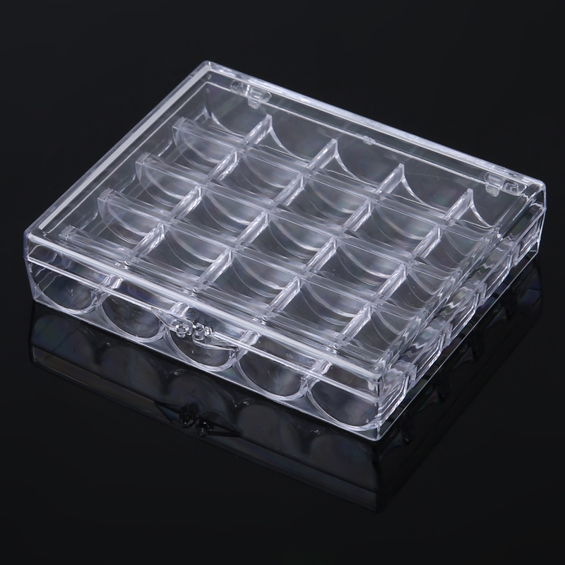 1pc 25 Spools Empty Bobbins St - Bobbin Organizer Box recension och pris