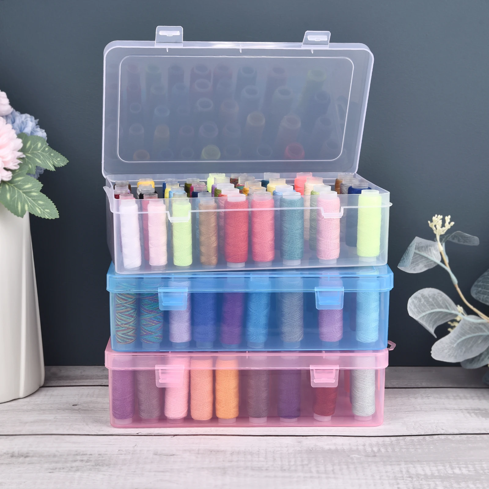 New 24 Grids Spool Organizer/4 - Bobbin Organizer Box recension och pris