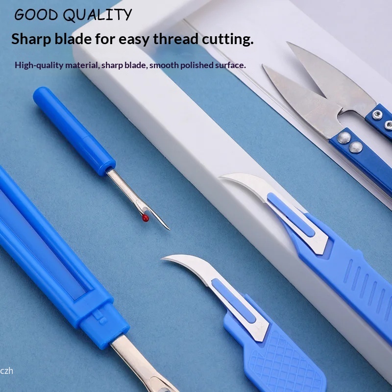 2026 new 5Pcs Blue Sewing Ripp - Sewing Kit recension och pris