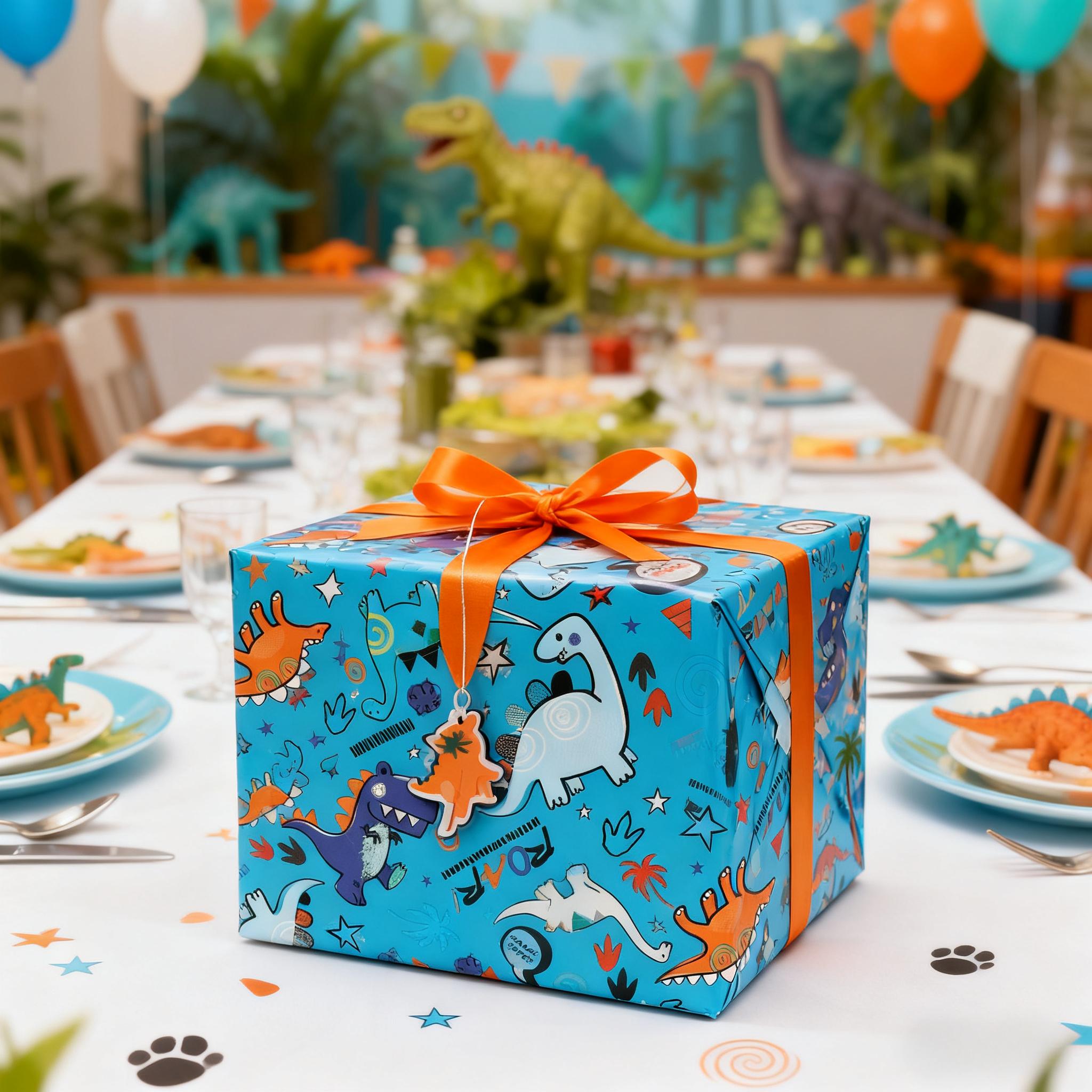 1 Roll Blue Gift Wrapping Pape - Pattern Tissue Paper recension och pris