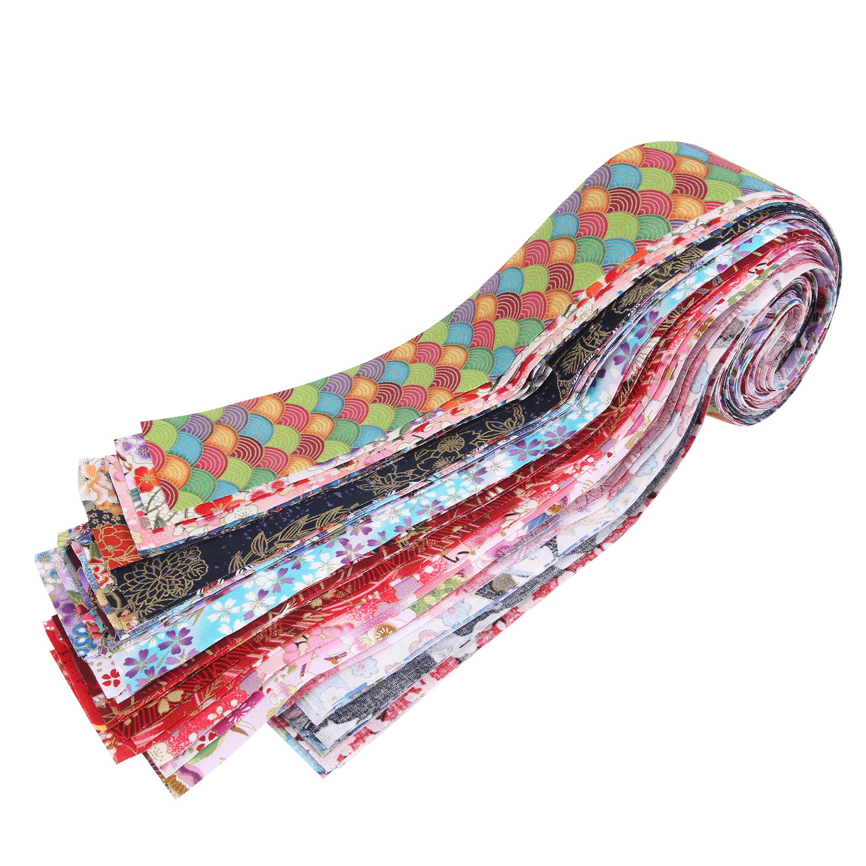 Hot kf-Jelly Roll Fabric Strip - Sewing Roll recension och pris