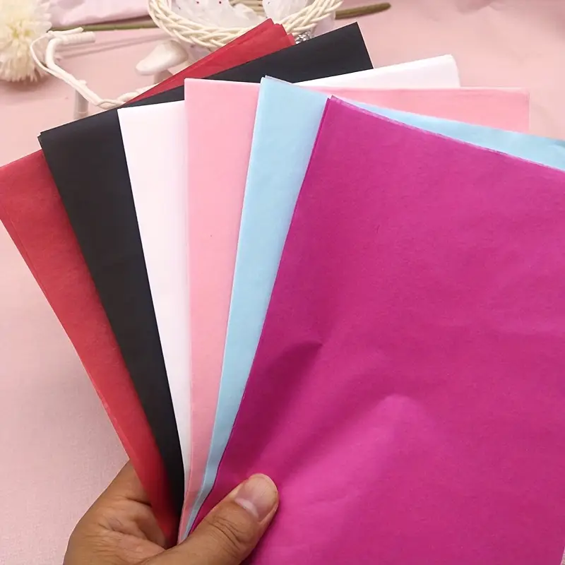10Pcs 50*66cm Color Tissue Pap - Pattern Tissue Paper recension och pris
