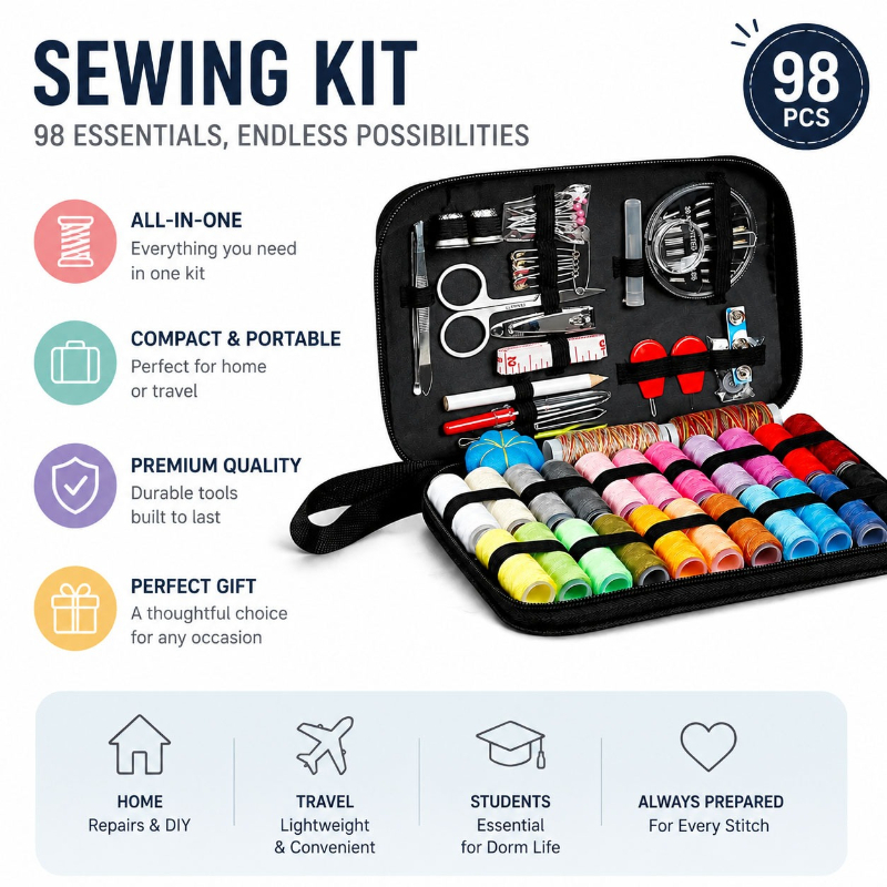 68/98PCS Sewing Accessories To - Sewing Tas recension och pris