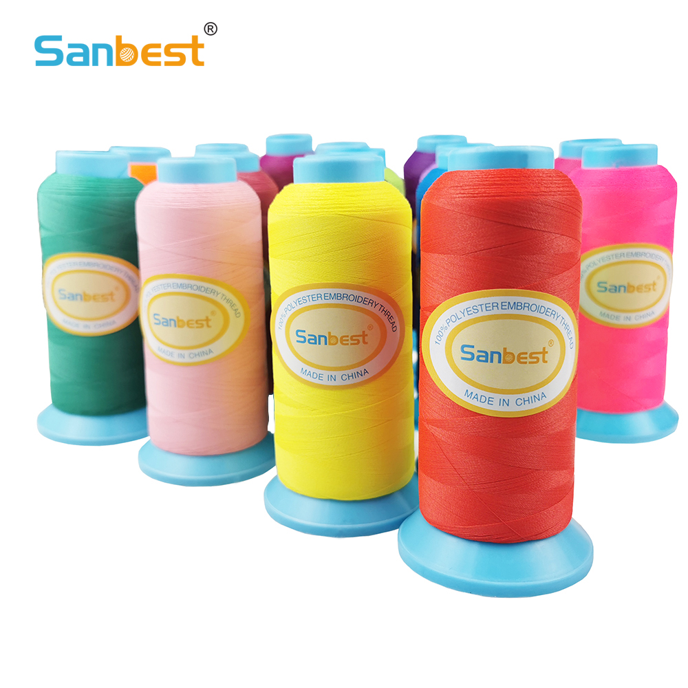 Sanbest Matt Embroidery Thread - Serger Thread Cone recension och pris