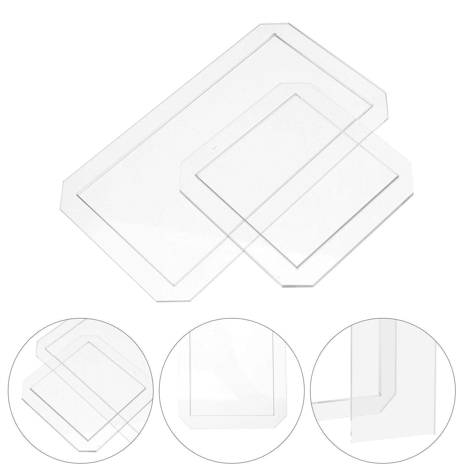 8Pcs Quilting Templates Rectan - Quilting Ruler Square recension och pris